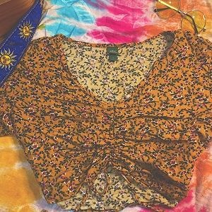 70’s floral top🌛🌸